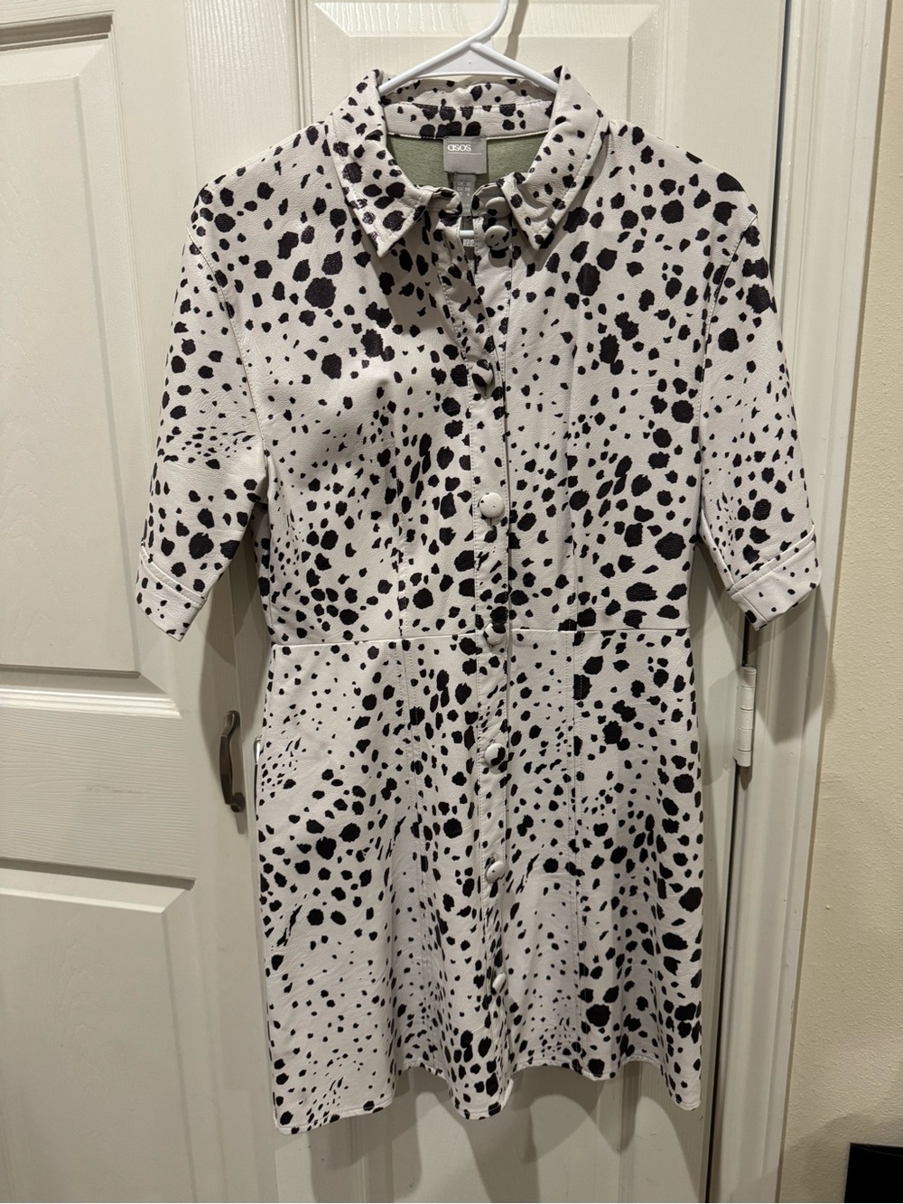 ASOS Black and White Spotted dress